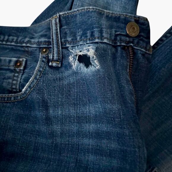 Levi’s 565 Medium Wash Loose Straight Leg Jeans Size 34 - Picture 4 of 12